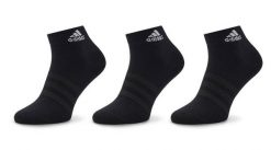 Skarpety stopki unisex Adidas 3 pary. Czarne skarpetki damskie Adidas, bez wzorów, z bawełny. Za 49.00 zł.