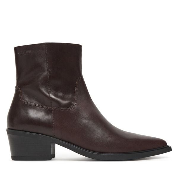 Botki Vagabond Shoemakers. Brązowe botki damskie Vagabond Shoemakers, bez obcasa, na płaskiej podeszwie, bez zapięcia. Za 694.99 zł.