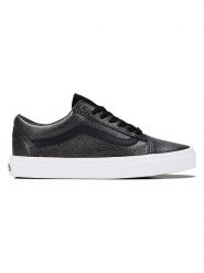 Vans Skórzane sneakersy "Old Skool" w kolorze czarnym rozmiar: 42,5. Czarne obuwie sportowe damskie Vans, bez zapięcia. Za 166.10 zł.