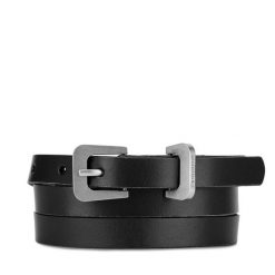 Pasek Damski GINO ROSSI. Czarne paski damskie Gino Rossi, bez wzorów. Za 99.99 zł.