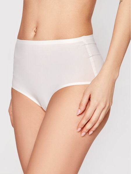 Chantelle Figi klasyczne z wysokim stanem Soft Stretch C26470 Biały. Białe figi Chantelle, bez wzorów, z syntetyku. Za 49.99 zł.
