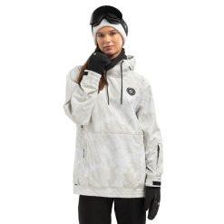 Kurtka snowboardowa damska W1-W Tremblant. Białe kurtki sportowe damskie SIROKO, xl, bez wzorów, z softshellu, bez kaptura. W wyprzedaży za 297.00 zł.