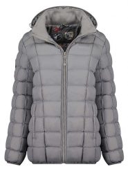 Geographical Norway Kurtka pikowana "Babette" w kolorze szarym rozmiar: S. Szare kurtki damskie Geographical Norway, s, bez wzorów, bez kaptura. Za 241.56 zł.
