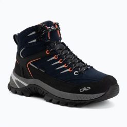 Buty trekkingowe damskie CMP Rigel 2.0 MID. Niebieskie obuwie trekkingowe damskie CMP, z materiału, za kostkę, bez zapięcia. Za 389.99 zł.