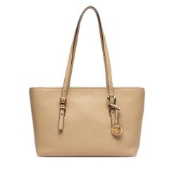 Torebka MICHAEL Michael Kors. Brązowe shopper bag MICHAEL Michael Kors, bez wzorów, bez dodatków. Za 1,019.00 zł.
