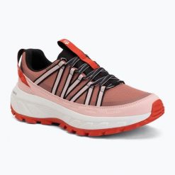 Buty turystyczne damskie Jack Wolfskin Wild Hike Texapore Low. Czerwone obuwie trekkingowe damskie Jack Wolfskin, z gumy, bez zapięcia. Za 419.99 zł.