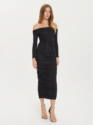 Bardot Sukienka koktajlowa Arike 59445DB Czarny Slim Fit. Czarne sukienki damskie Bardot, bez wzorów, z syntetyku, wizytowe, bez ramiączek. Za 369.99 zł.