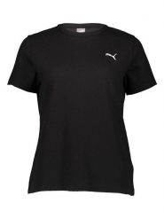 Puma Koszulka sportowa "Her" w kolorze czarnym rozmiar: M. Czarne koszulki sportowe damskie Puma, m, bez wzorów, z materiału, bez ramiączek, outdoorowe. Za 83.42 zł.