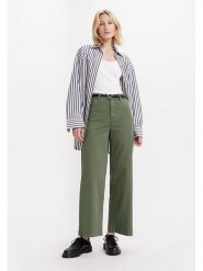 Levi's Spodnie - Comfort fit - w kolorze khaki rozmiar: W30/L27. Brązowe spodnie materiałowe damskie Levi's, bez wzorów, z materiału. Za 156.61 zł.