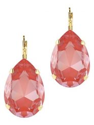 Otazu Pozłacane kolczyki z kryształami Swarovski rozmiar: onesize. Żółte kolczyki damskie Otazu, z kryształem, pozłacane, z zapięciem typu bigiel. Za 173.99 zł.