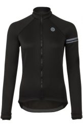 Damska kurtka rowerowa termiczna Essential softshell czarna. Czarne kurtki damskie AGU, na zimę, m, bez wzorów, z materiału, z kapturem. Za 428.25 zł.