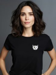 WOOOP Koszulka w kolorze czarnym rozmiar: XXL. Czarne koszulki damskie Wooop, xxl, bez wzorów, z bawełny, bez kołnierzyka, bez ramiączek. Za 56.99 zł.