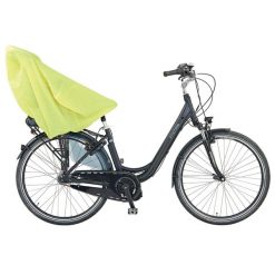 Pokrowiec przeciwdeszczowy na fotelik rowerowy dla dzieci. Żółte foteliki rowerowe PROPHETE. W wyprzedaży za 35.84 zł.