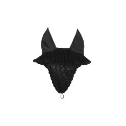 Czapka z muchą dla koni Kentucky Horsewear. Czarne czapki damskie KENTUCKY HORSEWEAR, bez wzorów. Za 362.00 zł.