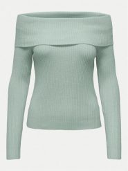 ONLY Sweter Katia 15311830 Zielony Regular Fit. Zielone swetry klasyczne damskie Only, xs, z syntetyku, bez kołnierzyka. Za 69.99 zł.