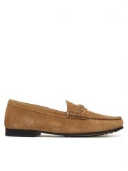 Tommy Hilfiger Mokasyny Th Chain Suede Loafer FW0FW09327 Brązowy. Brązowe mokasyny damskie Tommy Hilfiger, ze skóry, bez obcasa. Za 569.99 zł.