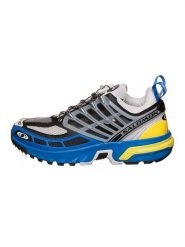 SALOMON Buty trekkingowe ze wzorem rozmiar: 40. Obuwie trekkingowe damskie Salomon, z materiału, bez zapięcia. Za 338.21 zł.