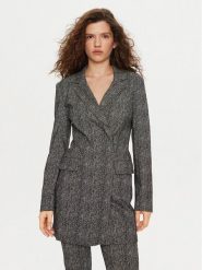 STAUD Sukienka dzianinowa Greenwich R24F7105HS Szary Slim Fit. Szare sukienki damskie STAUD, bez wzorów, z dzianiny, bez ramiączek. Za 1,179.00 zł.
