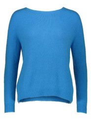 Rich & Royal Sweter w kolorze niebieskim rozmiar: M. Niebieskie swetry klasyczne damskie Rich & Royal, m, bez kołnierzyka. Za 264.15 zł.