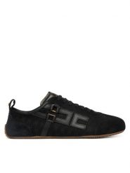 Elisabetta Franchi Sneakersy SA-36G-62E2-V440 Czarny. Czarne obuwie sportowe damskie Elisabetta Franchi, ze skóry, bez zapięcia. Za 1,869.00 zł.