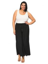 Aller Simplement Spodnie w kolorze czarnym rozmiar: 42-48. Czarne spodnie materiałowe damskie Aller Simplement, bez wzorów, z materiału. Za 60.99 zł.