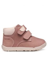 Geox Sneakersy B Macchia B164PC 03222 C8F8W Różowy. Czerwone buty sportowe dziewczęce Geox, bez wzorów, z nubiku, bez zapięcia. Za 179.99 zł.