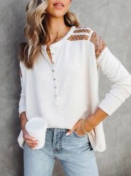 LA Angels Bluzka w kolorze białym rozmiar: M. Białe bluzki damskie LA Angels, m, bez wzorów, bez kołnierzyka, bez ramiączek. Za 113.10 zł.