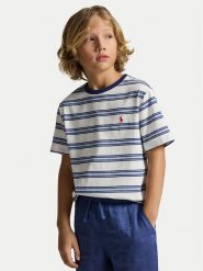 Polo Ralph Lauren T-Shirt 323A12297001 Niebieski Regular Fit. Niebieskie t-shirty i koszulki chłopięce Polo Ralph Lauren, bez wzorów, z bawełny, bez kołnierzyka, bez ramiączek. Za 269.99 zł.