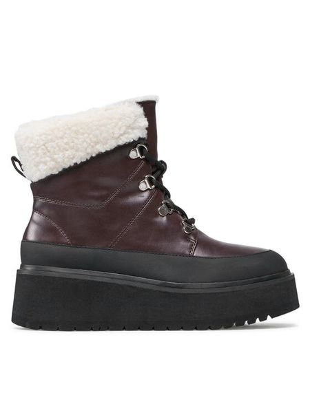 Jenny Fairy Botki 120AL3299-1 Brązowy. Brązowe botki damskie Jenny Fairy, ze skóry, bez obcasa, na płaskiej podeszwie, bez zapięcia. Za 169.99 zł.