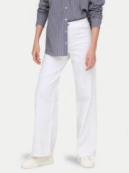 JDY Jeansy Iris 15341269 Biały Wide Leg. Białe jeansy damskie JDY. Za 89.99 zł.