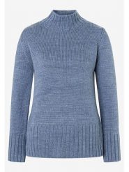 More & More Sweter w kolorze błękitnym rozmiar: 42. Niebieskie swetry klasyczne damskie More & More, z wełny, bez kołnierzyka. Za 120.95 zł.