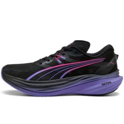 Buty do biegania damskie PUMA Deviate Nitro 3 Digitokyo. Czarne obuwie sportowe damskie Puma, bez zapięcia, do biegania. Za 599.99 zł.