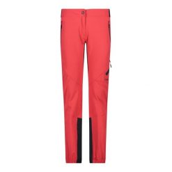 Spodnie damskie turystyczne CMP 30T2316. Czerwone spodnie materiałowe damskie CMP, bez wzorów. Za 422.50 zł.