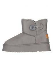 Geographical Norway Botki zimowe "Osiris" w kolorze szarym rozmiar: 40. Szare botki damskie Geographical Norway, na zimę, z futra, bez obcasa, bez zapięcia. Za 91.99 zł.