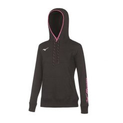 Bluza damska z kapturem Mizuno. Czarne bluzy damskie Mizuno, xl, bez wzorów, z kapturem. Za 224.50 zł.