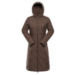 Damska kurtka puchowa Alpine Pro Stawa. Brązowe kurtki damskie Alpine Pro, m, z aplikacjami, z materiału, bez kaptura. Za 587.05 zł.