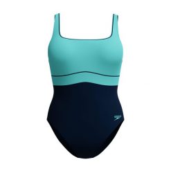 Strój kąpielowy damski Speedo Womens Contour Eclipse. Niebieskie stroje jednoczęściowe Speedo, bez wzorów. W wyprzedaży za 299.00 zł.
