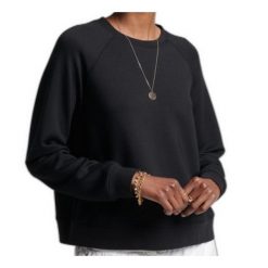 Bluza turystyczna damska Superdry Studios Modal Crew. Niebieskie bluzy damskie Superdry, s, bez wzorów, z elastanu, bez kaptura. Za 176.00 zł.