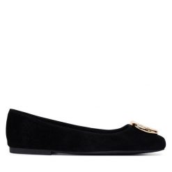 Baleriny MICHAEL Michael Kors. Czarne balerinki damskie MICHAEL Michael Kors, bez wzorów. Za 499.99 zł.
