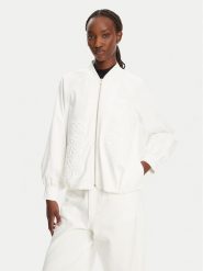 ACCESS FASHION Kurtka bomber 53-1039-886 Biały Regular Fit. Białe kurtki damskie ACCESS FASHION, m, bez wzorów, z bawełny, bez kaptura. Za 519.99 zł.