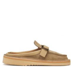Klapki Fracap. Brązowe klapki damskie Fracap, bez wzorów, bez obcasa, bez zapięcia. Za 489.99 zł.