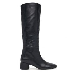 Kozaki Vagabond Shoemakers. Czarne kozaki damskie Vagabond Shoemakers, bez obcasa, na słupku, bez zapięcia. Za 1,129.00 zł.