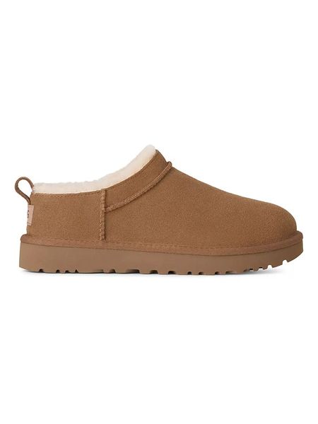 UGG Skórzane botki w kolorze jasnobrązowym rozmiar: 37. Brązowe botki damskie Ugg, bez obcasa, bez zapięcia. Za 634.02 zł.