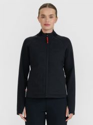 4F Kurtka trekkingowa z wypełnieniem Primaloft ThermoPlume damska - czarna L. Czarne kurtki damskie 4F, l, bez wzorów, bez kaptura. Za 299.99 zł.