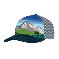 Czapka z daszkiem Buff Trucker Cap. Żółte czapki z daszkiem damskie Buff, bez wzorów. W wyprzedaży za 62.96 zł.