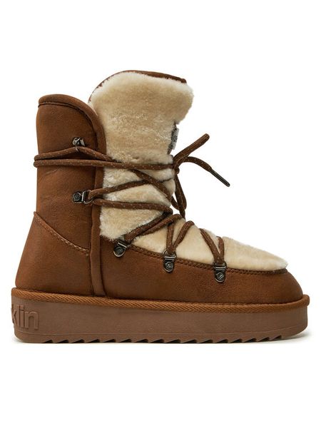 D.Franklin Śniegowce Nordic Trk Fur DFSH370005 Brązowy. Brązowe śniegowce damskie D.Franklin, z materiału. Za 239.99 zł.