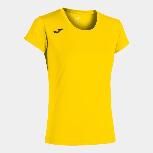 Koszulka do biegania damska Joma Record II z krótkim rękawem. Żółte koszulki damskie Joma, xl, bez wzorów, bez kołnierzyka, bez ramiączek. Za 141.99 zł.