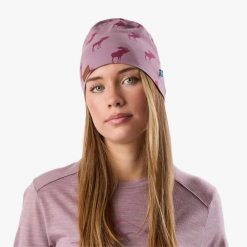 Czapka Beanie Unisex Elk Oddychający. Zielone czapki damskie SWEDEMOUNT, bez wzorów, z bawełny. Za 47.99 zł.