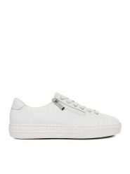 Rieker Tenisówki L59L1-83 Biały. Białe trampki damskie Rieker, bez wzorów, ze skóry, bez zapięcia. Za 359.99 zł.