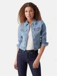 Vero Moda Kurtka jeansowa Luna 10279492 Błękitny Slim Fit. Niebieskie kurtki damskie Vero Moda, l, bez wzorów, z bawełny, bez kaptura. Za 159.99 zł.